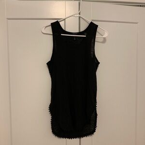 Scotch & Soda tank in black - medium